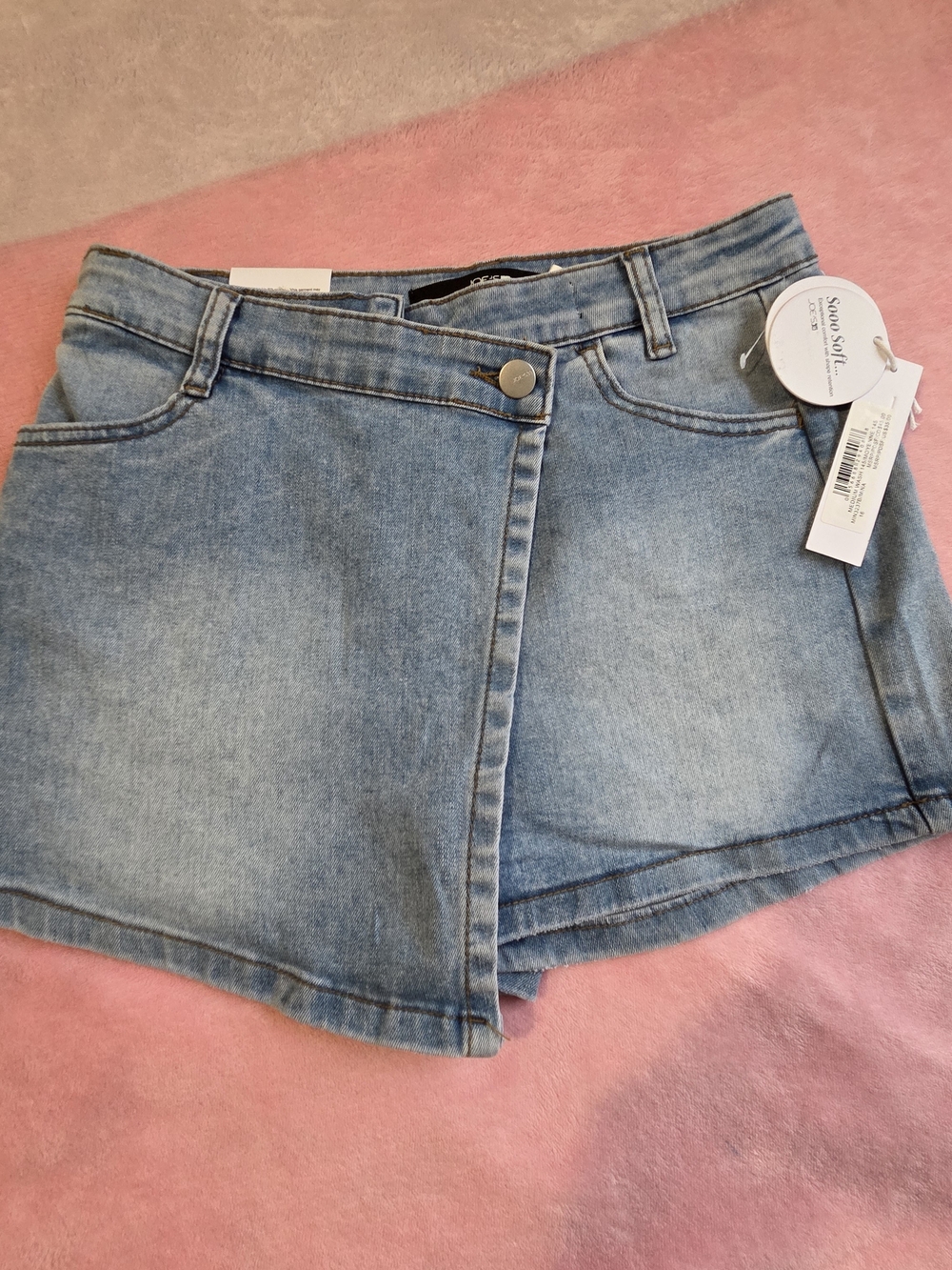 Joe's JD Jeans Light Blue Denim Wrap Skort